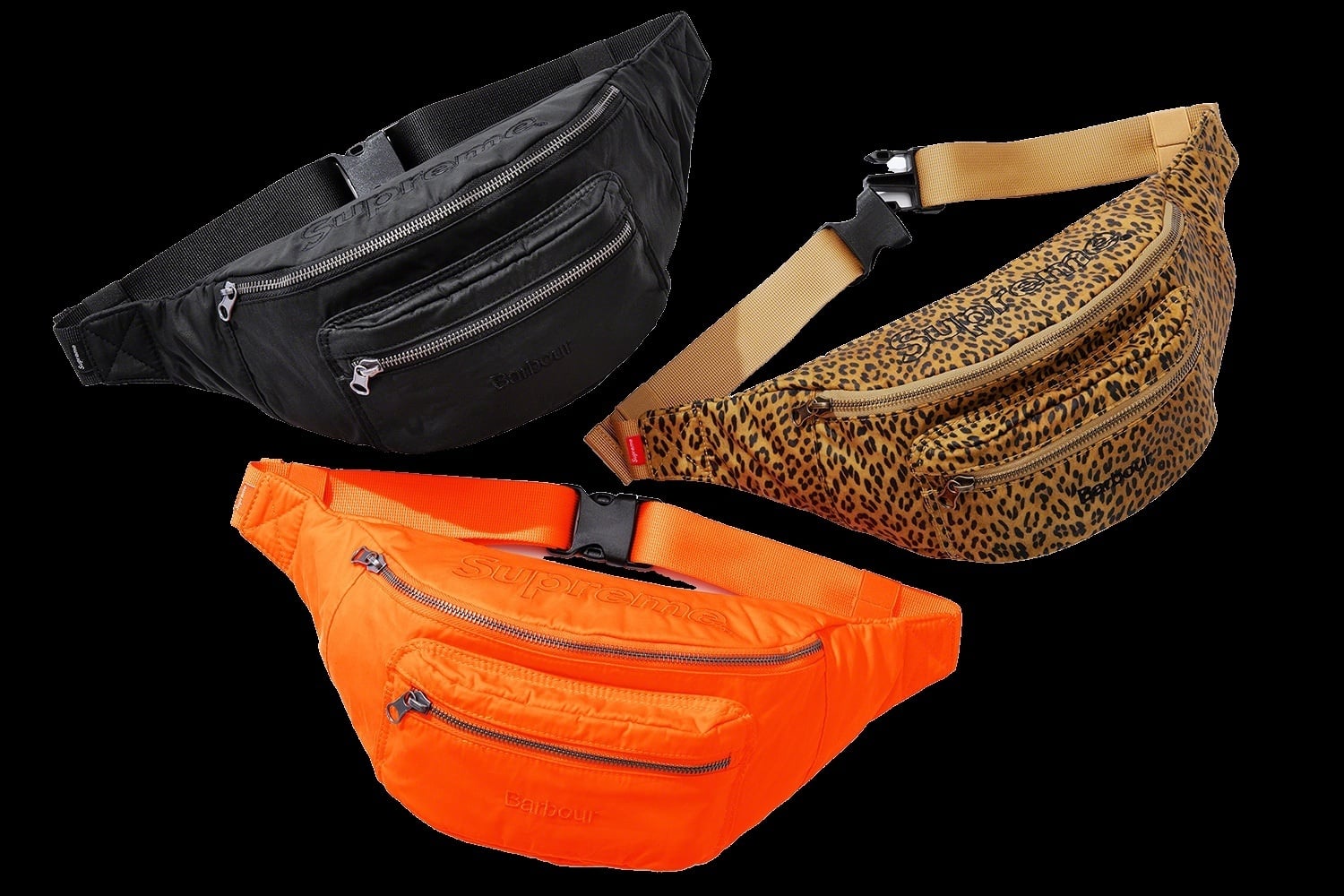 Supreme®/Barbour® Waxed Cotton Waist Bag